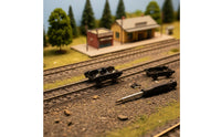 Replacement Part Non-Powered Truck Assembly Plastic Wheels HO Scale Railway Truck 1:87 Train Truck