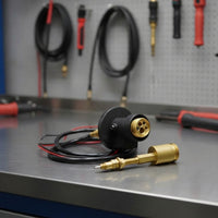 Welding Torch Flange Base Portable Welding Panel Socket with Flange Base Cylindrical Hardware for Welders