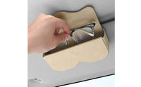 Car Visor Glasses Case Profile Sun Visor Glasses Case Scratch Resistant Car Sunglasses Holder for Driver Seat
