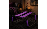 Metal Folding Chair Multifunction Padded Folding Chair Cutout Seat Home Furniture