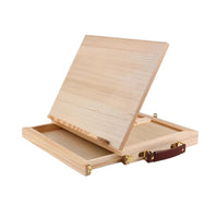Adjustable Tabletop Easel with Storage Drawer Foldable Tabletop Easel with Drawer Collapsible Drawing Board Sturdy for Beginners, Painting, Classroom