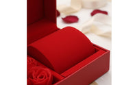 Custom Logo Printing Flip Top Watch Box Luxury Display Storage Item Keepsake for Proposal