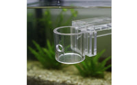 Secure Screw Mount Aquarium Hydroponic Bracket Transparent Design Hanging Aquatic Aquarium Planter Modular Aquatic Aquarium Plant Clip Long-Lasting for Aquascapers
