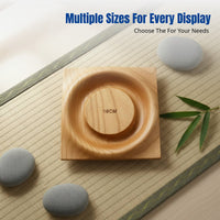 Walnut Wood Bracelet Display Tray, Sturdy Jewelry Stand, Minimalist Organizer for Home or Shop