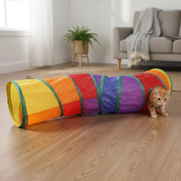 Foldable Cat Play Tube Lightweight Portable Crinkle Texture for Home