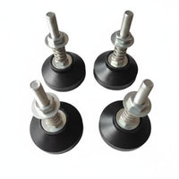 Air Condition Vibration Damper Wear-Resistant Air Condition Condenser Mount Easy Installation Rubber Shock Absorbing Mount for Rooftop, Garage
