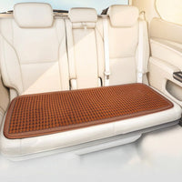 Rear Seat Cushion Cooling Rear Seat Mat with Bamboo Slats Ventilated for Summer Travel