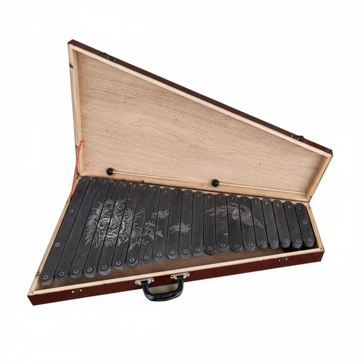 21stone Key Lithophone Play by Numbers Musical Instrument Fast