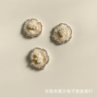 串珠刺绣diy半成品复古时尚潮流衣服手缝贴片发夹耳饰品材料配件