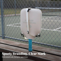 Pickleball Paddle Bag Wear-Resistant Neoprene Paddle Sleeve Pickleball Racket Cover Adjustable Strap Long-Lasting for Travel