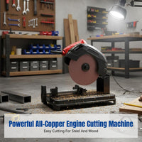Steel Cutting Machine, 180 Model, High Precision, 220V, Multi-Function Metal and Wood Cutter for Home Use