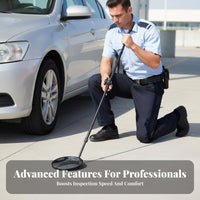 Under Vehicle Inspection Mirror Adjustable Rotate Telescopic Undercar Inspection Mirror Lighted Luminaire 2x Magnification