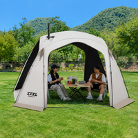 One-Touch Tent, Dome Tent, 350cm, 4-Season Compatible, 2000mm Waterproof, For Family, Camping, Outdoor, Disaster Prevention