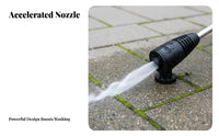 High Pressure Forceful Nozzle Powerful Cleaning Rotating Spray Nozzle Hot and Cold Water Use Pressure Washer Lance Tip