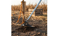 Multi-Functional Corn Stalk Remover Heavy Duty Manual Root Remover Adjustable Jaw Lever Action Stalk Puller High-Carbon Steel for Farmers, Gardeners, Farm, Garden