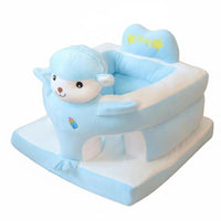 Learn-to-Sit Support Plush creature Floor Seat Anti-Tip Design Plush Sitting Trainer Upright Seating Position Infant Accessory Non-Slip Bottom for Babies 3 months+, Toddlers, Expecting Mothers, Playroom, Nursery, Living Room, Home