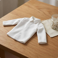 1/8 BJD Doll Shirt Tailored Button-up Doll Shirt Long Sleeves Toy Clothing