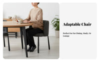 Nordic Design Modern archedd rearrest Chair Light Luxury Dining Room Seating Soft Upholstery Household Furniture Upholstered Seat for residents, Interior Designers, Restaurant Owners, Kitchen, Home Office