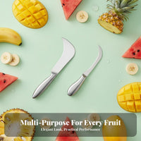Curved Fruit Curved Fruit Skinner Versatile Stainless Steel Jackfruit for Home Cooks, Chefs, Meal Prep, Restaurant