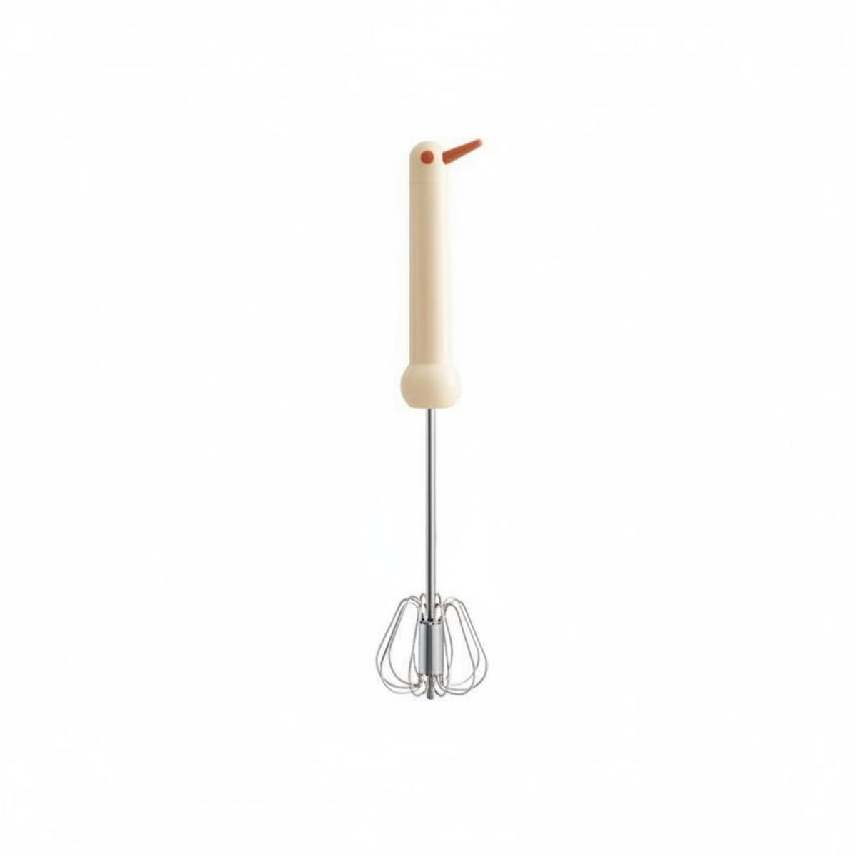Semi-Automatic Push Whisk Cordless Semi-Automatic Whisk No Electricity Needed Push down Egg Beater for Beginners, Home Cooking