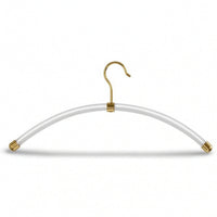 Non-Slip Hanger Space-Saving Hanger with Metal Hook Curved Clothes Hangers for Closet, Wardrobe, Boutique