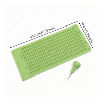 Plastic Foldable Braille Board Metal Tip Accessibility Tool for Blind People