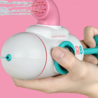 Handheld Toy Undersea Vessel with Pull Handle Compact Undersea Vessel Bath Toy Safe Water Squirter BPABPA-Safe for Toddlers