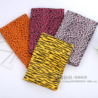 Animal Print Short Plush Fabric for Sofa and Toy Upholstery