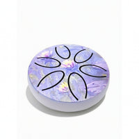 Mini Steel Note Drum Hand-Painted Steel Note Drum Percussion Instrument Beginner-Friendly Easy to Play for Beginners