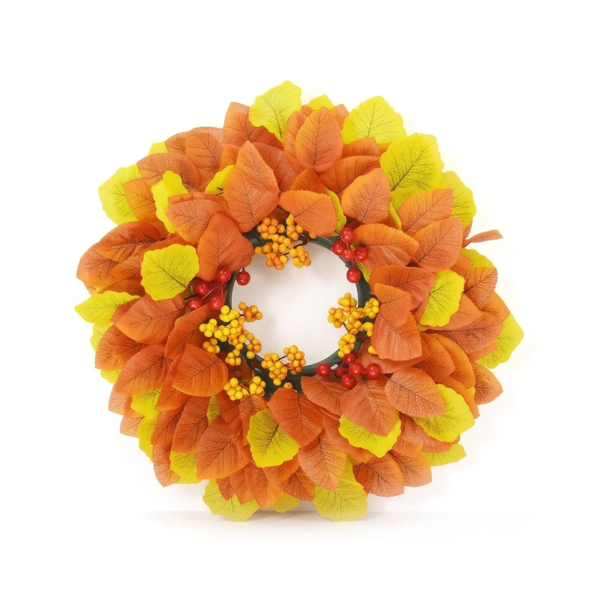 Fall Wreath with Berries Layered Fall Wreath Artificial for Thanksgiving