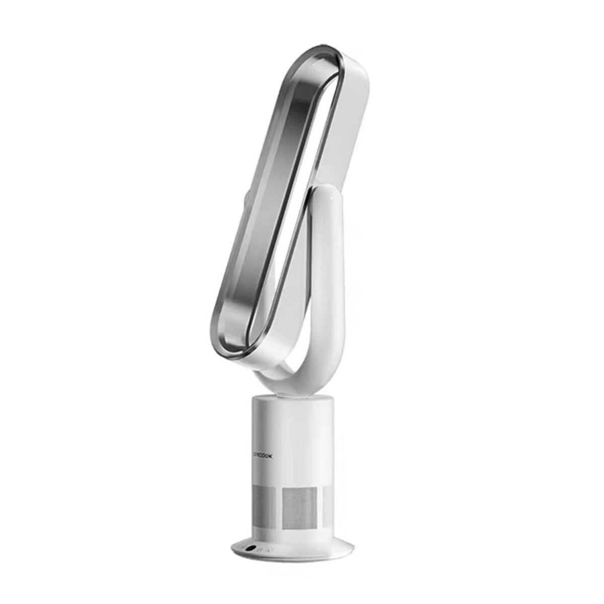 Hot & Cool Function Bladeless Fan Multiple Speeds & Modes Cooling and Heating Fan Wide Angle Oscillation for Homeowners, Living Room, Office