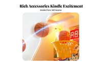 Miniature Hoop Machine Automatic Scoring Desktop Hoop Flinger Scoreboard Interactive Play for Children, Young Children, Home