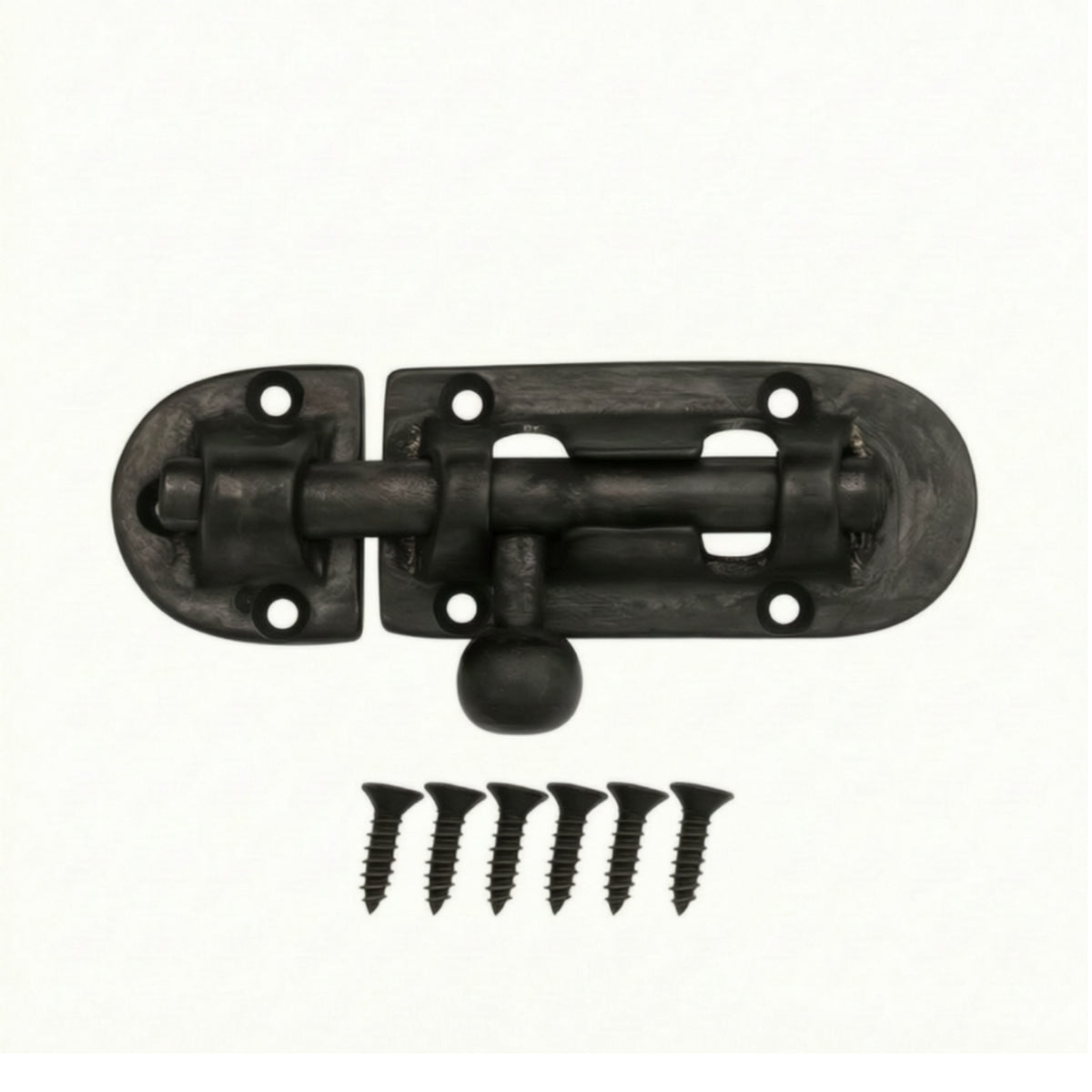 Vintage Slide Bolt Latch Traditional Barrel Bolt Latch Easy to Install Slide Lock Secure for Cabinets