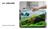Aquarium Water Circulator 360° Rotation Aquarium Circulation Pump Fish Tank Current Pump