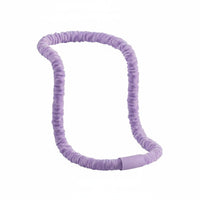 Paineffortless Soft Flexible Exercise Hoop Weight Loss Weighted Exercise Hoop Faux Rabbit Faux Hair for Home Exercise