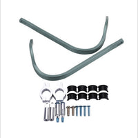 Motorcycle Hand Guards Aluminum Alloy Hand Protectors with Mounting Clamps Universal Handlebar Guard Clamp Kit for Unpaved Terrain