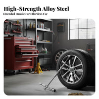 Universal Fit Sockets Car Tire Removal Kit Heavy Duty Construction 4-Way Cross Wrench High Leverage Design for Roadside Repair