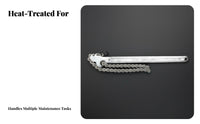 Wrench Multifunctional Chain Wrench Versatile Automotive Tool for Repair Specialist S, Maintenance Workers, Garage, Workshop, Tight Areas