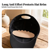 Anti-Dirt Self-Adhesive Brim Pad Curved Shape Hat Brim Pad Scalloped Edge Self Adhesive Hat Liner Textured Woven Surface