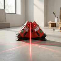 Triangular Right Angle Laser Level Built-in 90 Degree Laser Level Compact Tool Bright for Tilers, Carpenters, Masons, Tile Setting, Woodworking, Masonry
