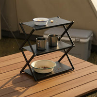 Portable Camping Rack-Saving Camping Shelf Stand Waterproof Outdoor Gear