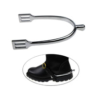 Lightweight Design Ladies' Round End Spurs Comfortable Fit Zinc Alloy Riding Spurs for Women, Equestrians, Training
