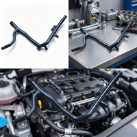 Engine Water Pipe Black Part Molded