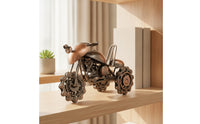 Metal Motorcycle Figurine Vintage Metal Motorcycle Model Retro Decor for Collectors, Desk, Bookshelf, Office
