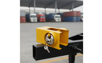 Trailer Hitch Coupler Lock Anti-Unauthorized Removal Trailer Hitch Lock Heavy-Duty for Truck Drivers, Parking, Transport