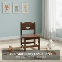 Versatile Use kid's Backrest Chair Rounded Corners Low Stool Safe Design kids' Furniture Long-Lasting for Toddlers, Preschoolers, Parents, Living Room, Entryway, Playroom, Study Corner