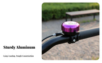 Aluminum Alloy children's Cycle Bell Loud and Clear Sound Cute Bike Bell Crisp Chime T Single for Girls, Toddlers, Cycling, Park
