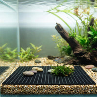 Oval-grid Crate Stackable Filter Board, 30cm Divider for Fish and Turtle Habitats, Resistant Dividers for Aquatic Environments