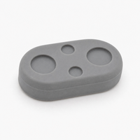 Toilet Seat Buffer Pads, Anti-Slip Silicone Rubber Bumpers for Toilet Lids, Shock Absorbing Seat Cushions