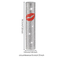 Diamond Mic Sleeve Reusable Rhinestone Mic Cover Easy to Use Glittery Microphones Cover for Sing-Along